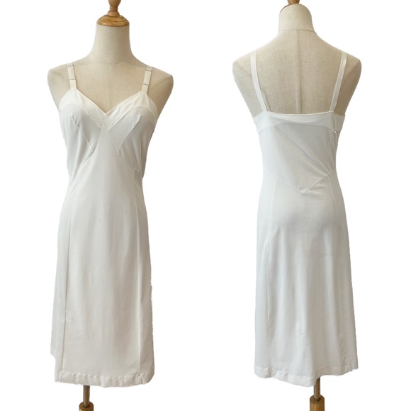 Charmode Sears Vintage Ivory Full Slip Size 34 - Picture 1 of 11